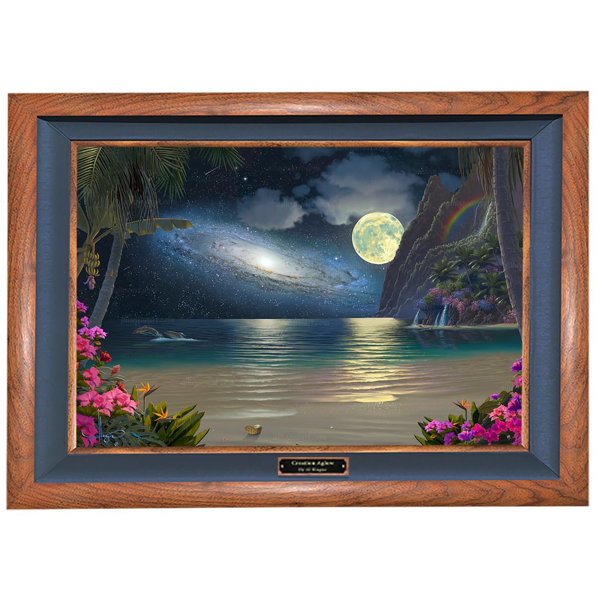 ジョン アルホーグ　JOHN.AL.HOGUE、作品名.MOONLIT、 ジョン アルホーグ JOHN.AL.HOGUE、作品名.MOONLIT Al Hogue Art